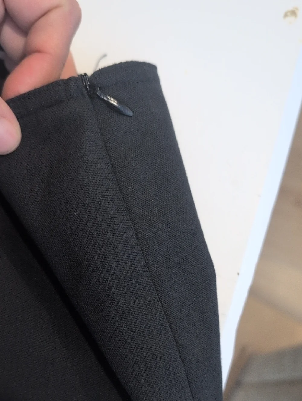 Shin Choi Black Pencil Skirt with Front Pleat